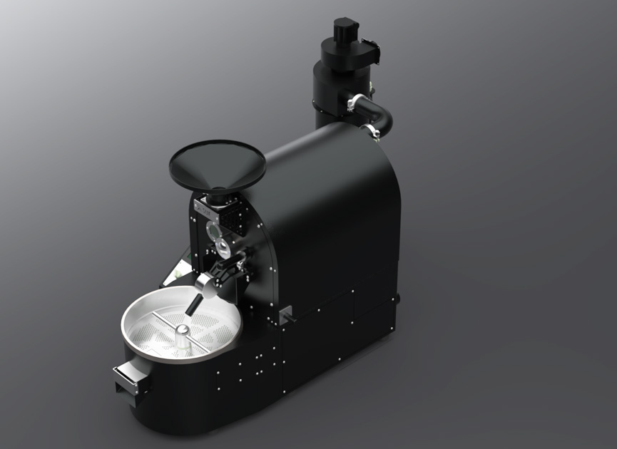 SUE 1.5 kg gas coffee roaster for commercial roasting